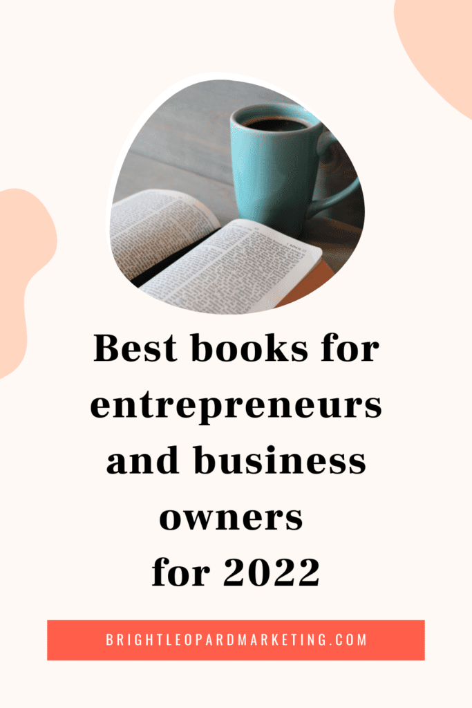 Best books for entrepreneurs 2022